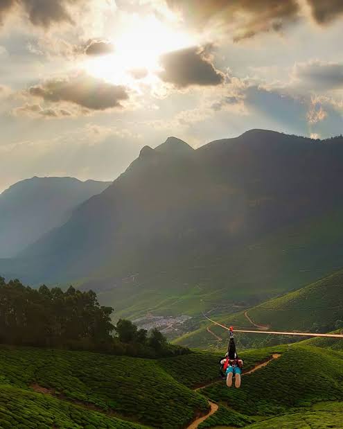 kolukkumalai zipline